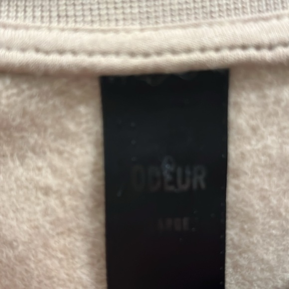 Odeur Men’s Story Sweat Beige/Sand Rose Large - Picture 7 of 12